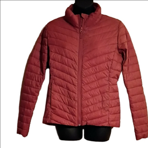 Old Navy Women's Quilted Puffer Jacket -dusty Rose Color Like Last Photos. Small